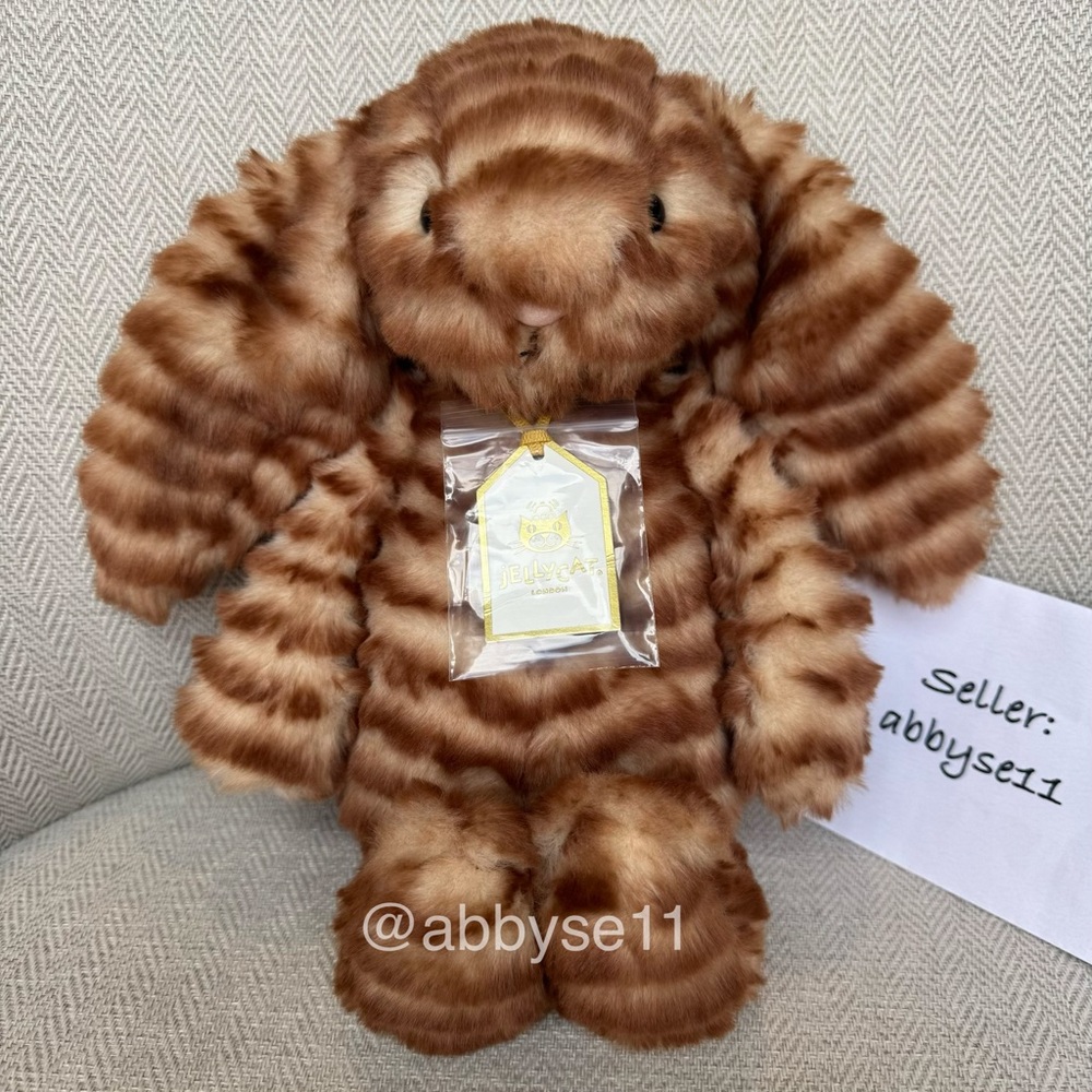 Jellycat Bashful Luxe Bunny Juniper - Authentic - BNWT - Fast Ship